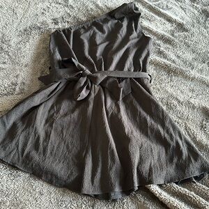 Black one strap romper sized L